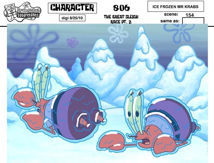 Image - Ice Frozen Mr. Krabs.png - Encyclopedia SpongeBobia - The ...