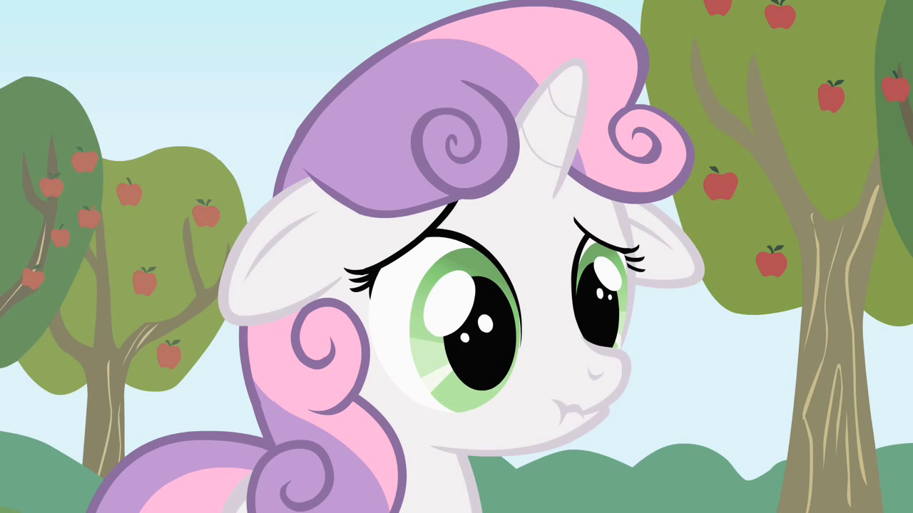 Sweetie Belle Thinking