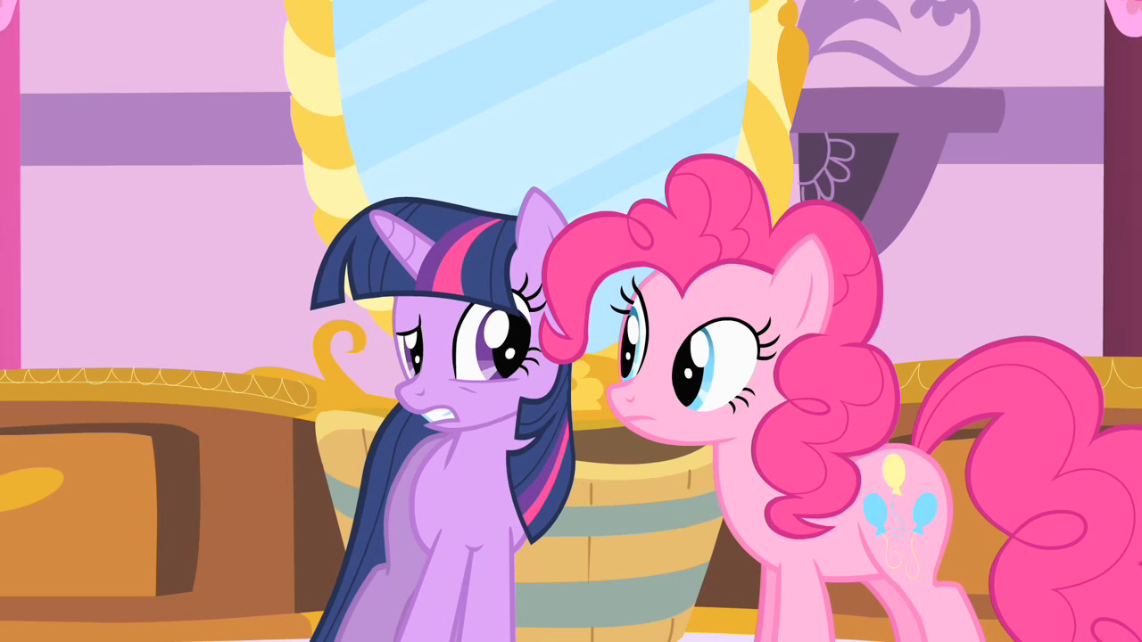 Image - Twilight and Pinkie Pie nervous S1E20.png - My Little Pony ...