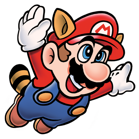 Image - 480px-Raccoon Mario Artwork - Super Mario Bros. 3.png ...