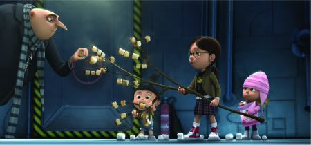 Image - Margo and edith marshmellows.jpg - Despicable Me Wiki