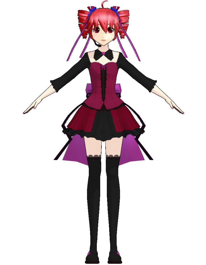 Teto Kasane Gothic (Uri) - MikuMikuDance Wiki