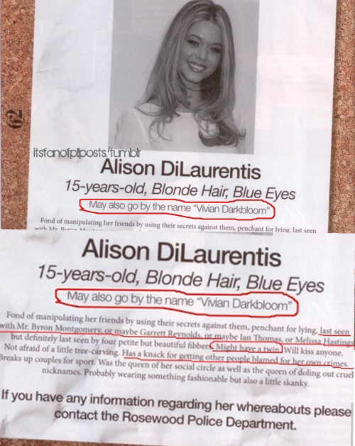 User blog:Teamalison/Alison's truth - Pretty Little Liars Wiki