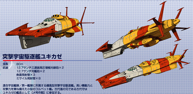 Isokaze-Class Destroyer - Space Battleship Yamato Wiki