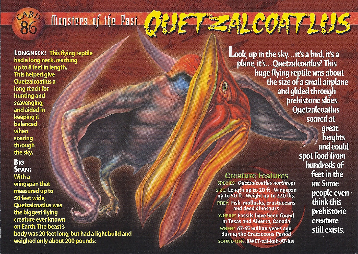 Quetzalcoatlus - Wierd N'wild Creatures Wiki