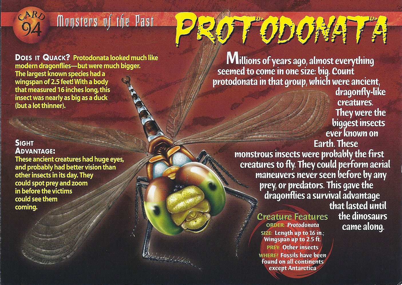 Protodonata (Giant Dragonfly) - Wierd N'wild Creatures Wiki