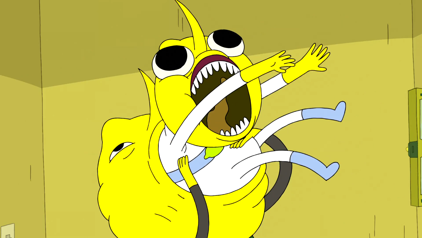 Image - S5e24 Lemongrab eating his clone.png - The Adventure Time Wiki ...