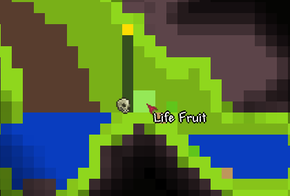 Terraria Tutorial life fruit farm and increasing your life from 400 to 500 in Te