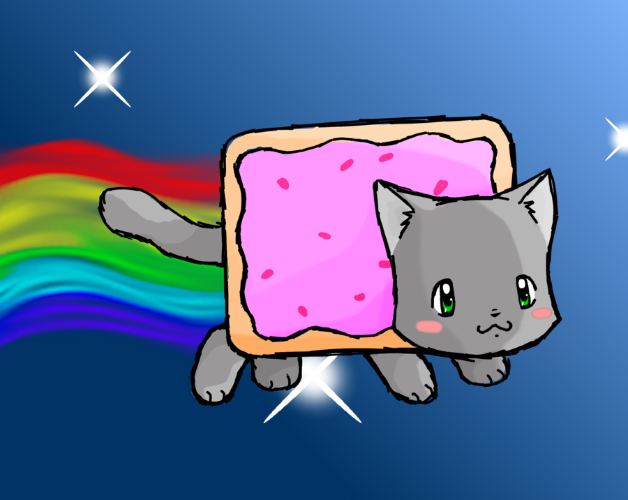 Картинки cat nyan cat