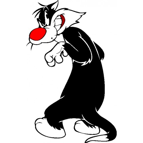 Image - Sylvester Cartoon Vector 9-500x500.jpg - Spinpasta Wiki