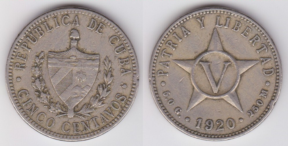 Cuban 5 centavo coin (peso) - Currency Wiki, the online numismatic ...