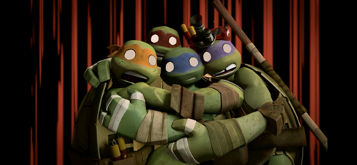 Image - Turtles scream in terror.png - TMNT Wiki - Wikia