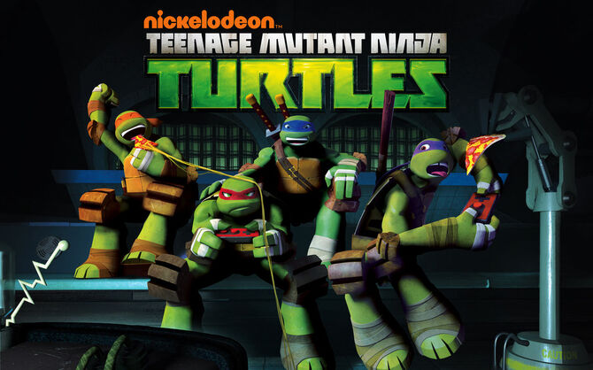 Teenage Mutant Ninja Turtles Nickelodean T Shirt M Comics Cartoon TMNT 2012