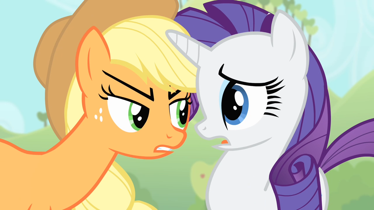 Image - Applejack faces Rarity S4E07.png - My Little Pony Friendship is ...