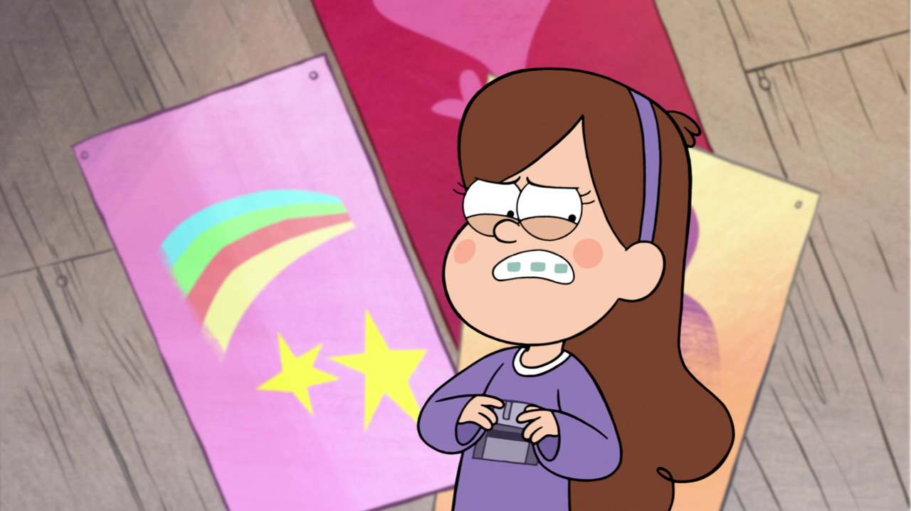 S1e14_Mabel_not_looking_happy.png 1,280×718 pixels | Character drawing ...