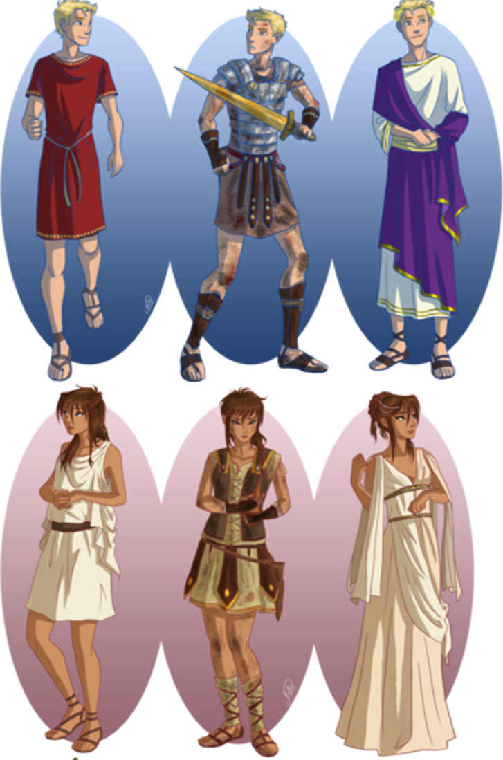 Image - Jason and Piper in Ancient Style.png - Riordan Wiki - Percy ...