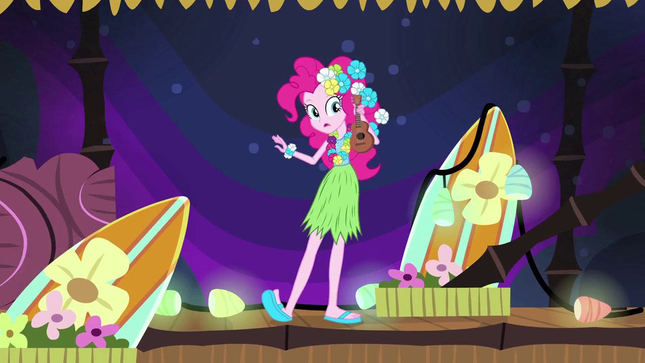 Image - Pinkie surrounded by Hawaiian mess EG2.png - My Little Pony ...