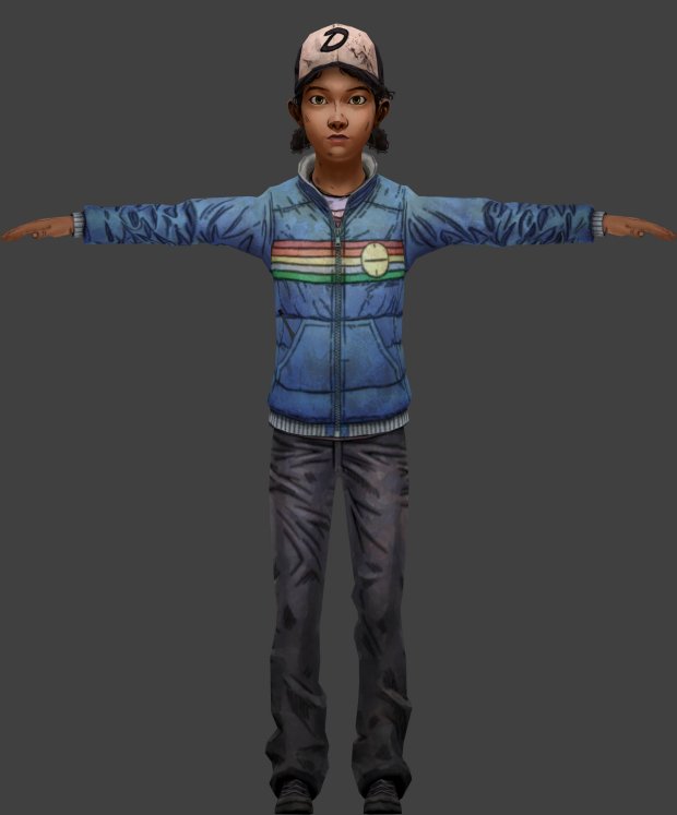 Image - S2 Clementine 3D Model V3.jpg - Walking Dead Wiki