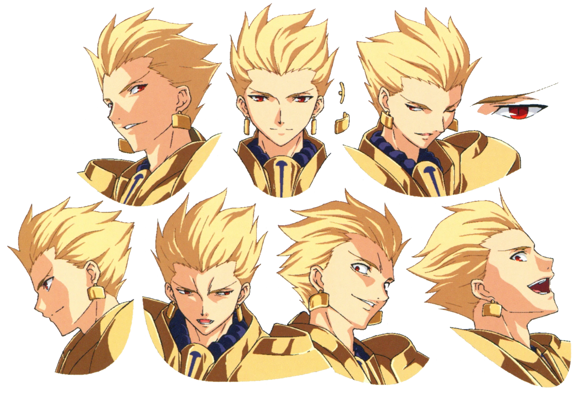 Image - Gilgamesh ufotable Fate Zero Character Sheet 2.png - TYPE-MOON ...