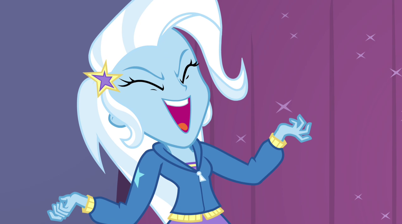 Image - Trixie laughing maniacally EG2.png - My Little Pony Friendship ...