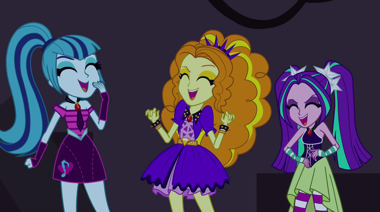 Image - The Dazzlings laughing EG2.png - My Little Pony Friendship is ...