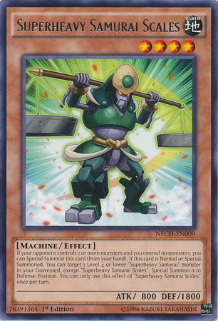 Superheavy Samurai Scales - Yu-Gi-Oh! - It's time to Duel!