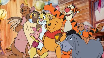 Kanga, Owl, Piglet, Pooh, Rabbit, Tigger, Roo and Eeyore together in ...