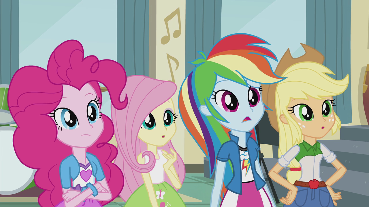 Image - Rarity's friends puzzled EG2.png - My Little Pony Friendship is ...