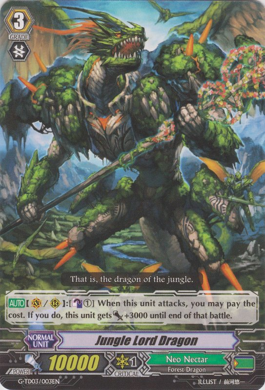 Jungle Lord Dragon - Cardfight!! Vanguard Wiki